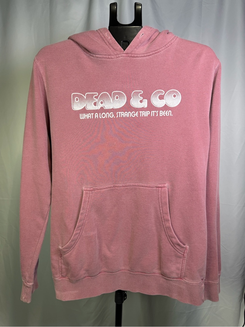Dead & Co Soft Pink Pullover Hoodie with White Logo